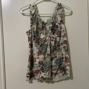 floral tank top
